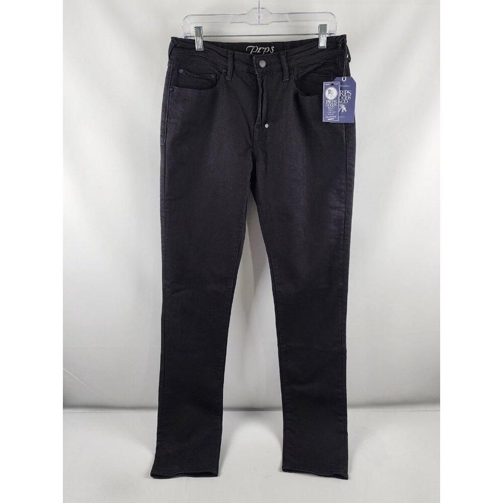 PRPS Le Sabre Jeans Men 32x35 Black Slim Straight Fit Japanese Denim NWT
